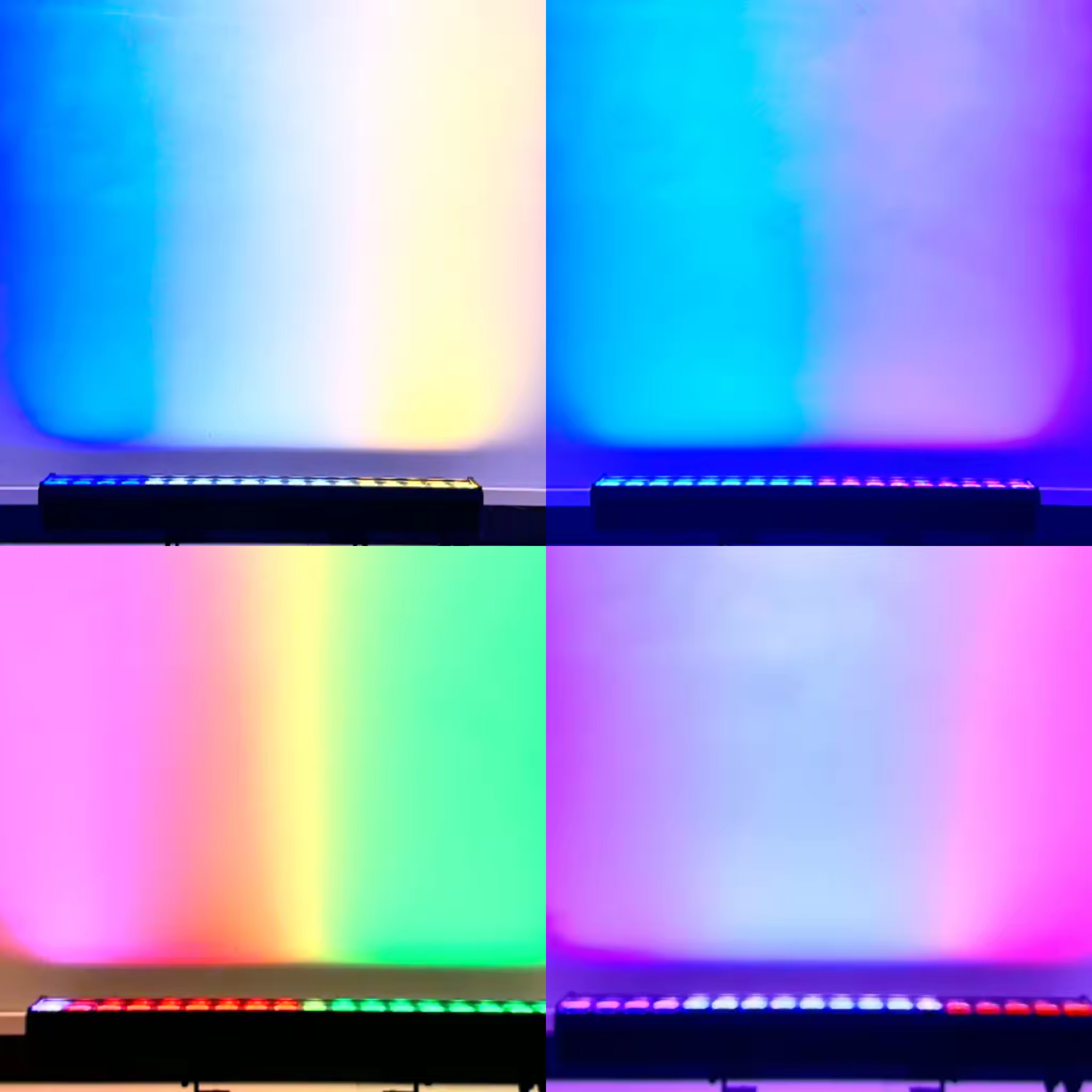 Outdoor LED Wall Washer IP65 Waterproof DMX RGBW LED Linear Washer Light for Architectural Building Facade Lighting