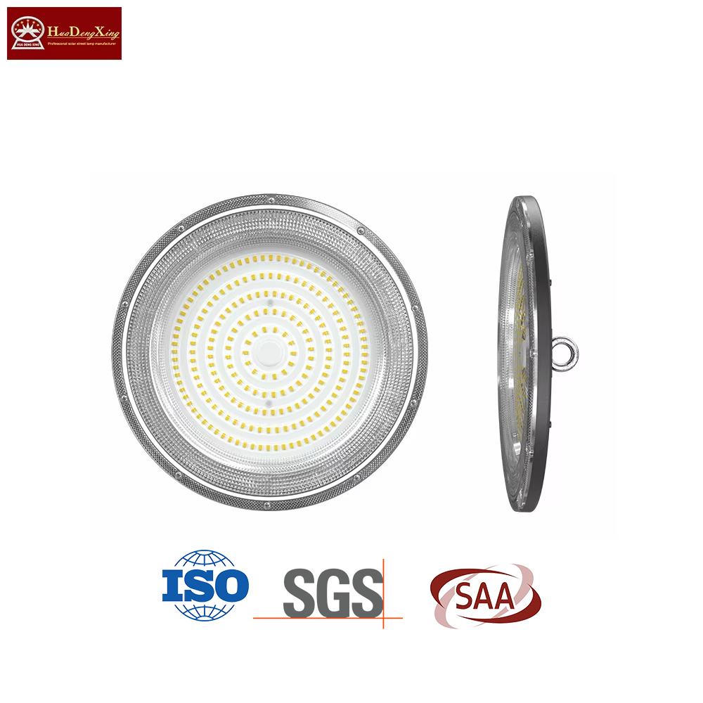 LEDUFO 150W High Bay Light with High Brightness Aluminum Body IP65 4000K CCT for Indoor Warehouse Lighting Factory Direct