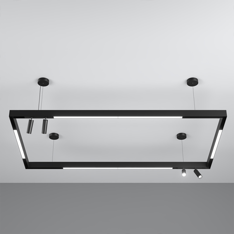 TmallGenie Smart Dimmable Magnetic LED Track Light System with Aluminum Construction Modern Design Wi-Fi Enabled