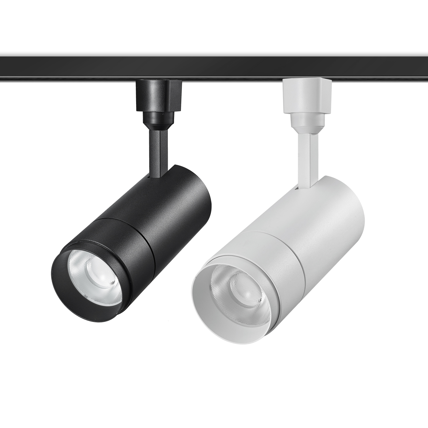 Modern Black White Aluminum LED Track Light 10W 15W 20W 30W 35W High Lumen Dimmable High CRI 90 For Supermarket Shelves