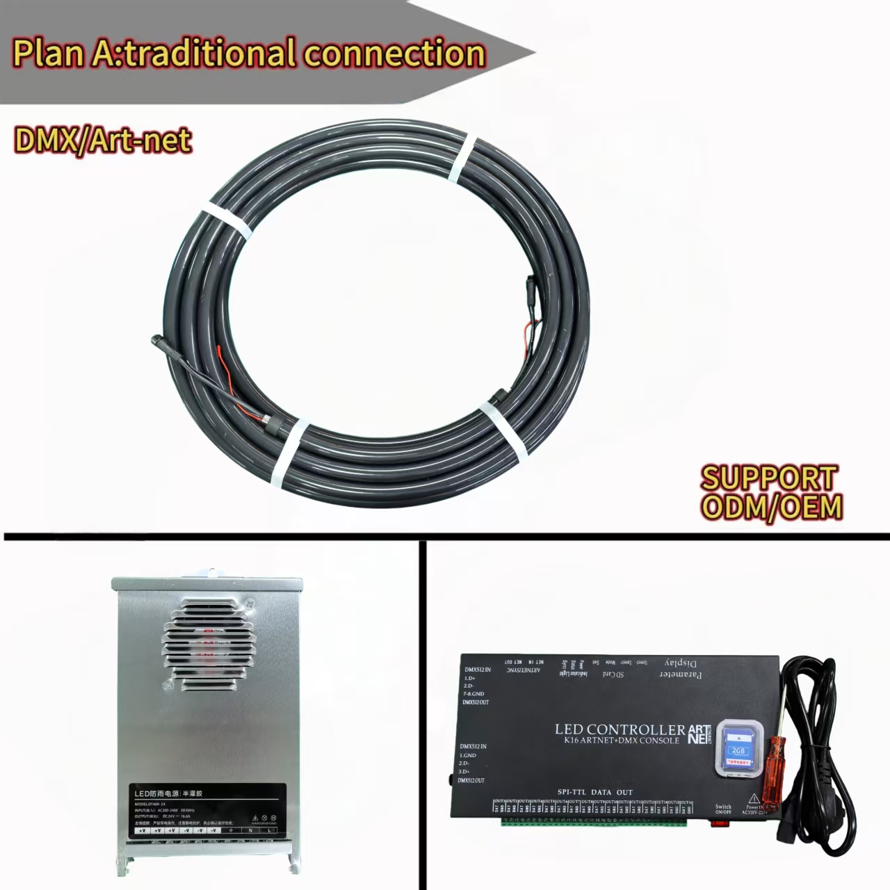360 Degree RGBW Pixel Neon Flex LED Tube DMX512 Addressable Black Silicone Neon Rope Light for Nightclub DJ Stage Music Festival