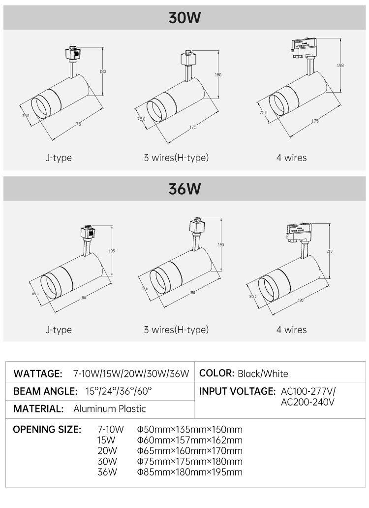 Led track light
