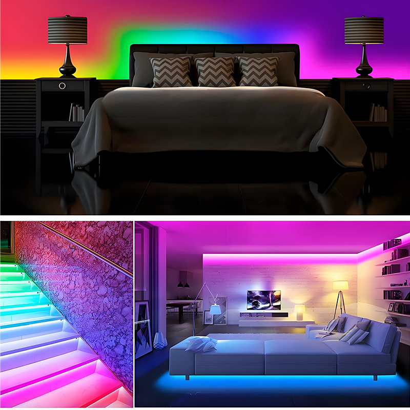 Party Music Sync Addressable COB LED Strip 720LEDs 12V 10w RGB 180&deg; Beam IP33 for Dance Floor and Ceiling Disco Effect Lighting