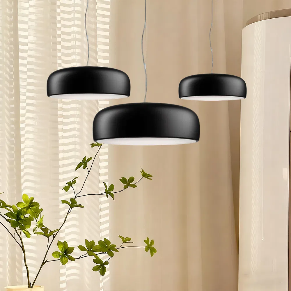 Modern Matte Black Pendant Light for Minimalist Homes