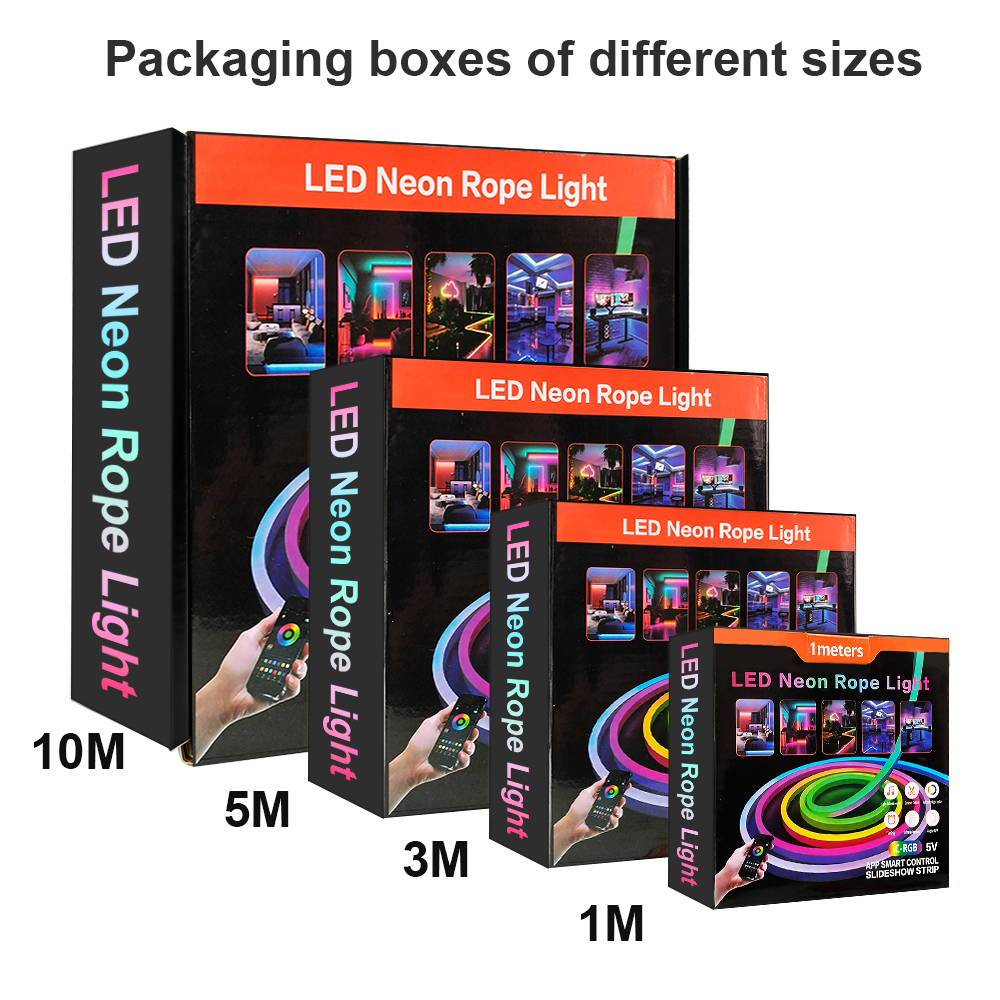 LED Neon Light RGBIC LED Neon Strip Addressable LED Neon Flex Dream Color Chasing Waterproof Silicone 5V USB 12V 24V for Bar