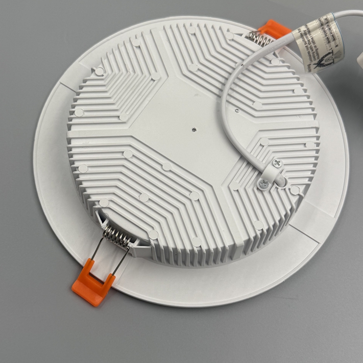 Modern Thin Ultra Slim LED Ceiling Panel Light Downlight for Dining Floodlight Plastic-clad Aluminum 18W CRI Ra90 3000K-6000K