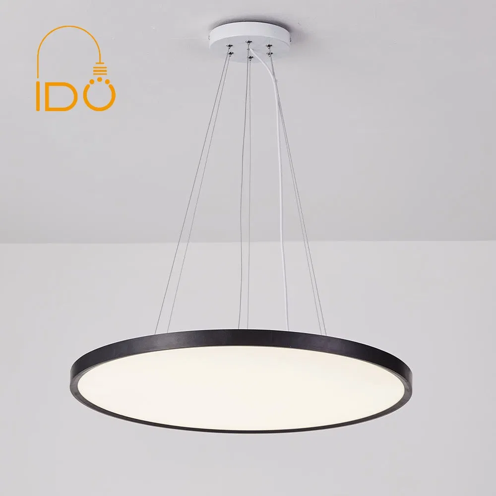 Warm/Cool 2700K/4000K/6500K ABS CE/ERP/RoHS/CB Surface/Hoisting Wholesale Panel Round White Hanging Lamp Modern LED Ceiling Light
