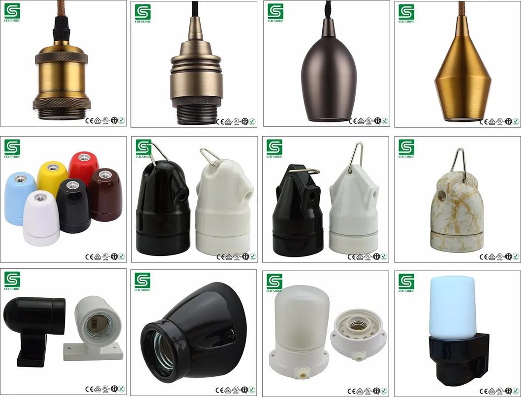 E14 Ceramic Pendent Light Vintage Ceiling Pendant Light