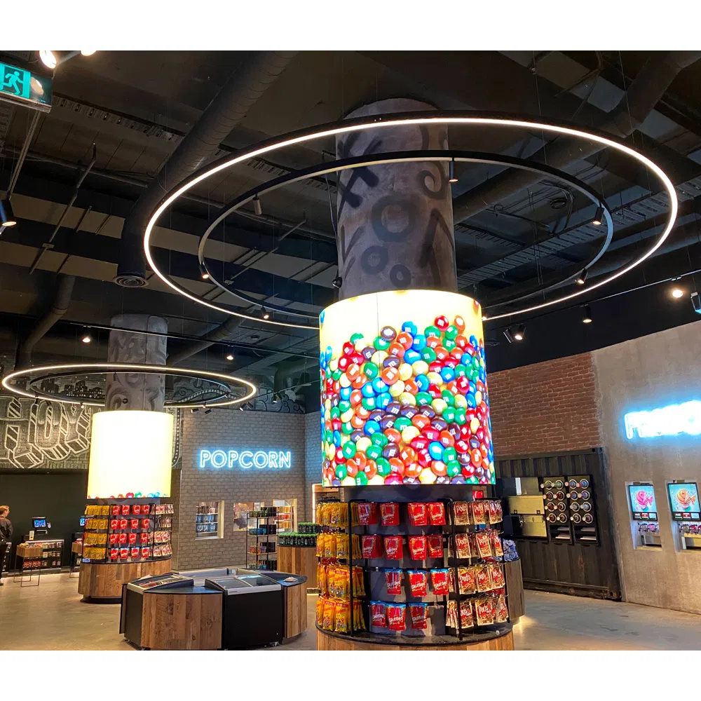 Circular Decorate Pendant Hanging Round Ring LED Pendant Light for Projects