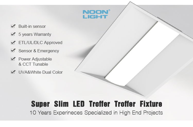 LED Troffer Light Banner