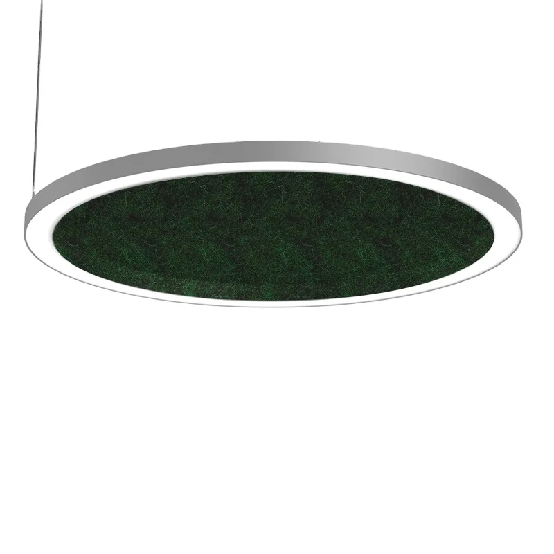 Customized Suspension Surface Mounted LED Round Light Acoustic Pendant Light for Office