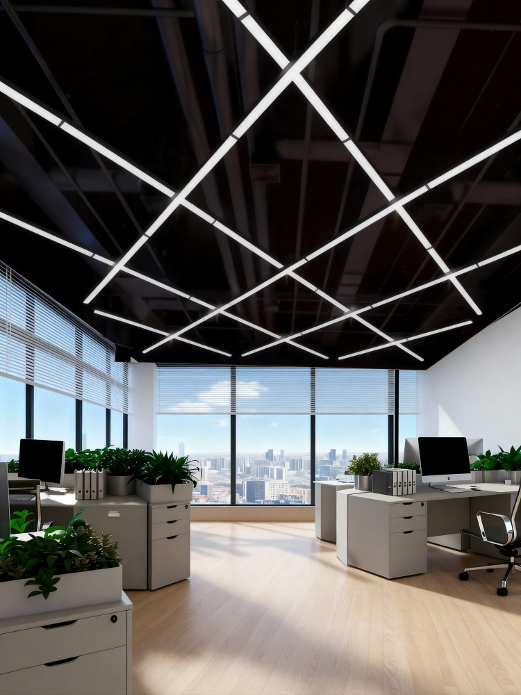 Suspended Recessed Surface Mounted LED Linear Light 1200mm 1500mm Office Supermarket Commercial Lighting Profile XT2