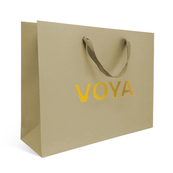 Personalized 2024 Hot Sales Custom Printed Garment Shopping Paper Bag with Ribbon cords Manufacturers, Factories