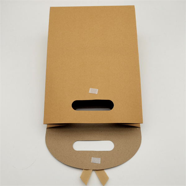 Personalized Eco Friendly Shopping Custom Kraft Paper Bag with Die Cut Handle Manufacturer, Factories