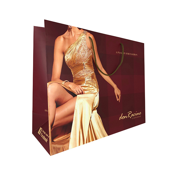 Personalized Factory Price Shopping Paper Bag for Clothing Custom Design Printing High End Paper Bag Factory, Wholesale