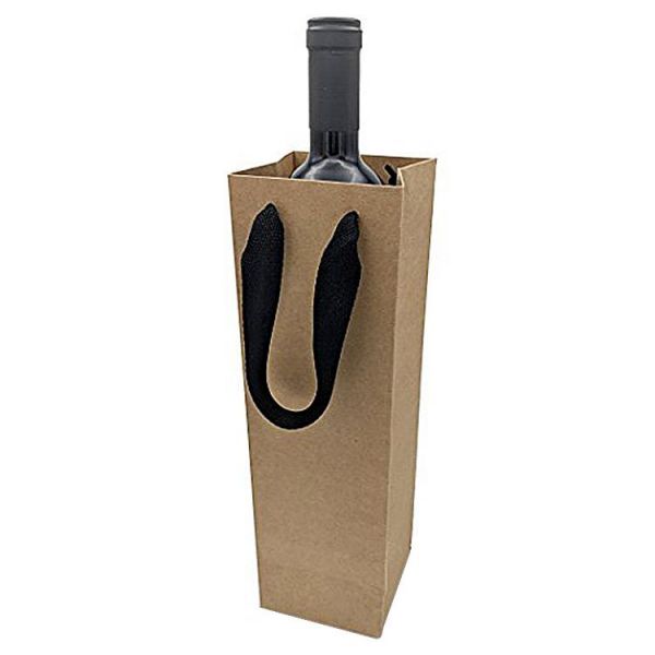 Bespoke Factory Supply Promotion Kraft Paper Bag for Wine Bottles Manufacturers, Factories