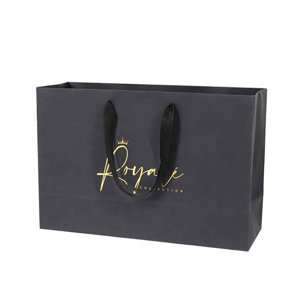 Personalized Custom Made Printed Logo Jewelry Packaging Kraft Shopping Paper Bag Manufacturers, Wholesale