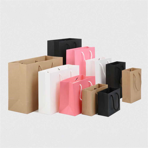 Customized Luxury Shopping Paper Bag Art Paper with PP Rope Handle Hot Stamp Lamination Hand Made Boutique Paper Bags for Clothes Wholesale, Wholesales
