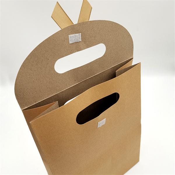 Personalized Eco Friendly Shopping Custom Kraft Paper Bag with Die Cut Handle Manufacturer, Factories