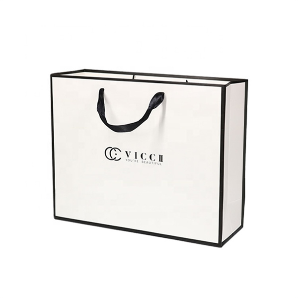 Bespoke Luxury White Kraft Gift Craft Shopping Paper Bag with Handles Wholesale, Wholesales