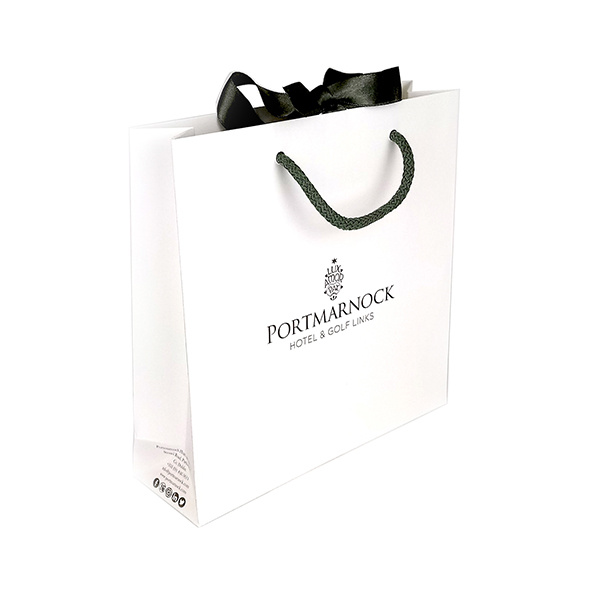 Customized Custom Printed White Kraft Paper Bags with Clear Window and Your Own Logo Factories, Wholesale