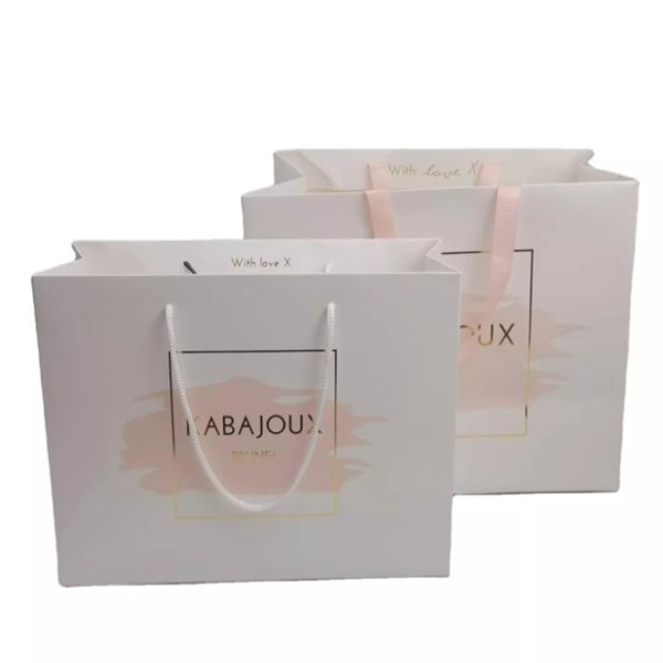 Customized Custom Printed Jewelry Shopping Bag Luxury Gift Paper Bag with Rope Handle Manufacturer, Wholesales