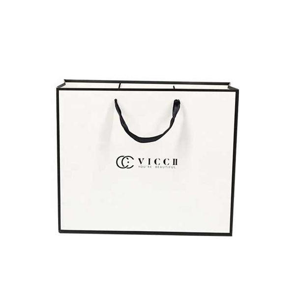 Bespoke Luxury White Kraft Gift Craft Shopping Paper Bag with Handles Wholesale, Wholesales