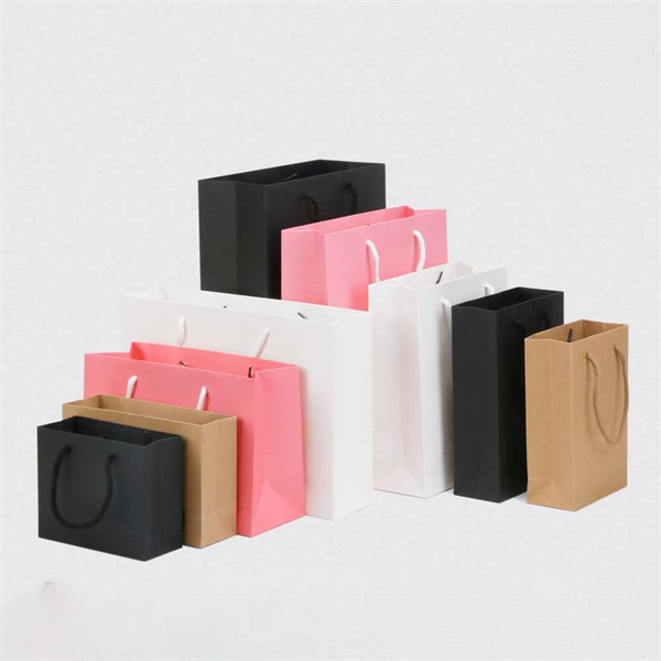 Customized Luxury Shopping Paper Bag Art Paper with PP Rope Handle Hot Stamp Lamination Hand Made Boutique Paper Bags for Clothes Wholesale, Wholesales