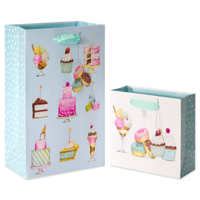 Customized China Manufacturer Mini Wedding Candy Snack Gift Paper Bag with Ribbon Wholesale, Wholesales