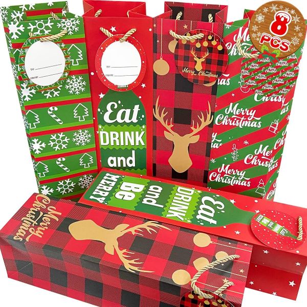 Bespoke Christmas Ornament Christams Decoration Wine Bottle Bag Manufacturer, Factory