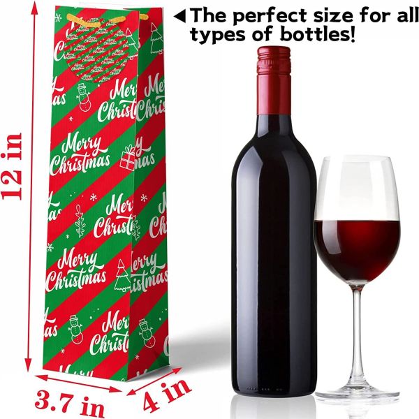 Bespoke Christmas Ornament Christams Decoration Wine Bottle Bag Manufacturer, Factory