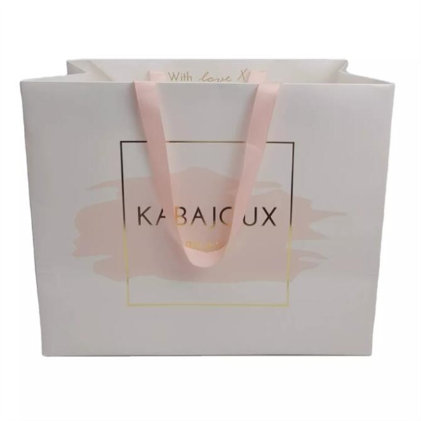 Customized Custom Printed Jewelry Shopping Bag Luxury Gift Paper Bag with Rope Handle Manufacturer, Wholesales