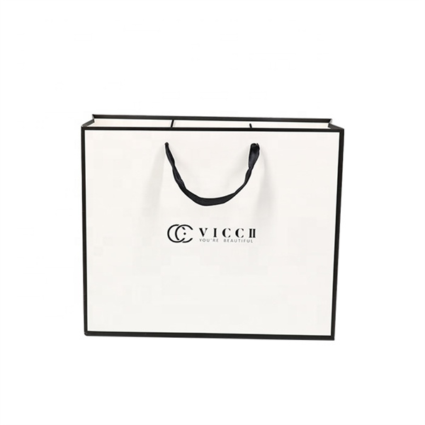 Bespoke Luxury White Kraft Gift Craft Shopping Paper Bag with Handles Wholesale, Wholesales