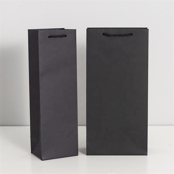Customized High Quality Wine Bottle Paper Bags with Handles Factory, Wholesales