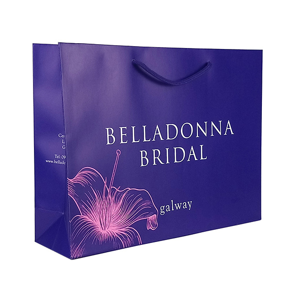 Customized Wholesale Cheap Price Custom Logo White Mini Small Luxury Paperbag Fancy Favor Wedding Door Paper Gift Bag with Cotton Handles Factory, Wholesale