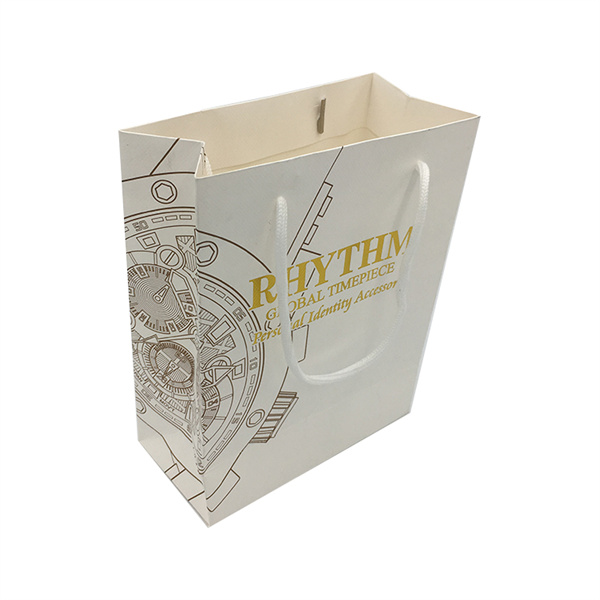 Customized Foil Stamping Customise Logo Printing Shopping Paper Gift Packaging Jewelry Bag Factory, Wholesale
