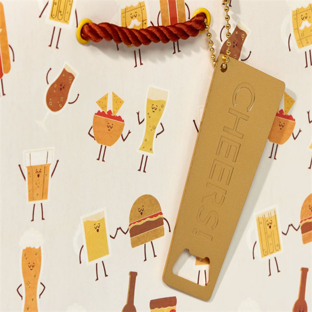 Paper wine bag style 3
