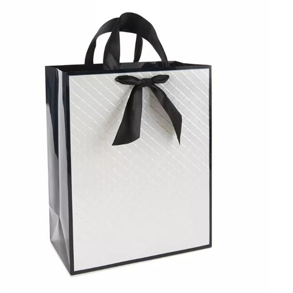 Customized Brand Printed Logo Luxury Boutique Shopping Paper Gift Bags for Hair Shop