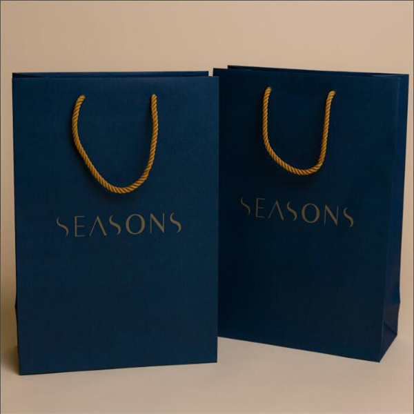 Bespoke Boutique Recyclable Rope Handle Premium Wedding Gift Paper Bags Manufacturers, Wholesale