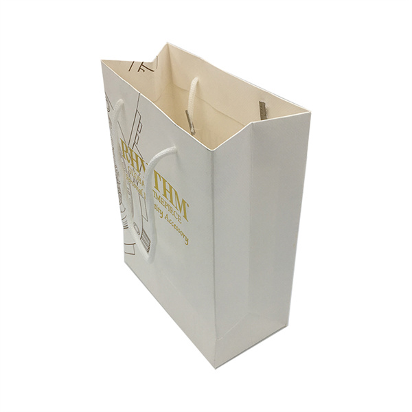 Customized Foil Stamping Customise Logo Printing Shopping Paper Gift Packaging Jewelry Bag Factory, Wholesale