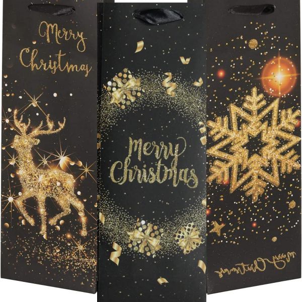 Bespoke Christmas Ornament Christams Decoration Wine Bottle Bag Manufacturer, Factory