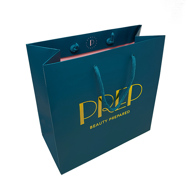 Customized Luxury Branded Cardboard Paper Gift Bag with Grain and Rope Handle Manufacturer, Wholesales