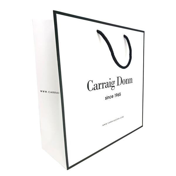 Bespoke Wholesale Laminated Printed Luxury Shopping Gift Custom Paper Bag Factories, Wholesale