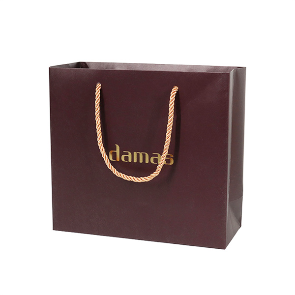 Personalized Custom Made Printed Logo Jewelry Packaging Kraft Shopping Paper Bag Manufacturers, Wholesale