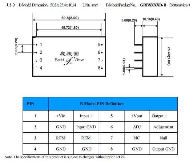 1W, 2W, 3W, 5W DC DC Converter Step-up DC-DC Converter