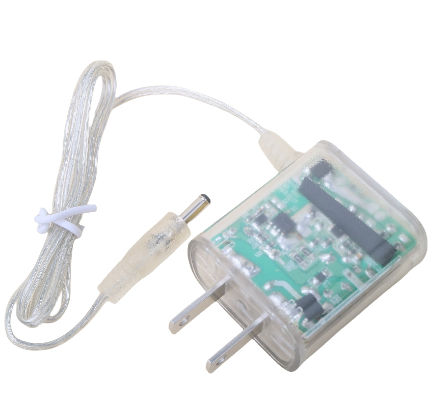 China Factory 5V 1A Clear USB Wall Charger Power Adapter for iPhone/Android/Portable Speaker/Smartwatch