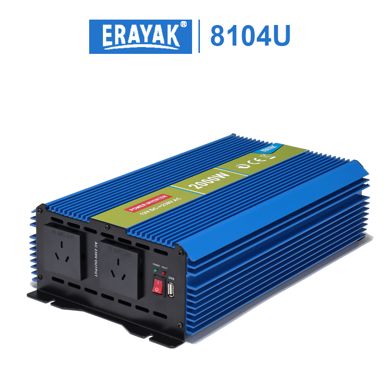 High-Power 2000W Power-Inverter Car Converter DC to AC for RV Truck