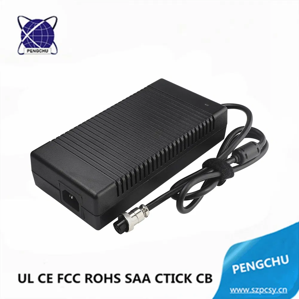 High PFC Function 252W 36Volt 7Amp Switch Mode Power Adapter with UL CE FCC RoHS CB SAA Approved