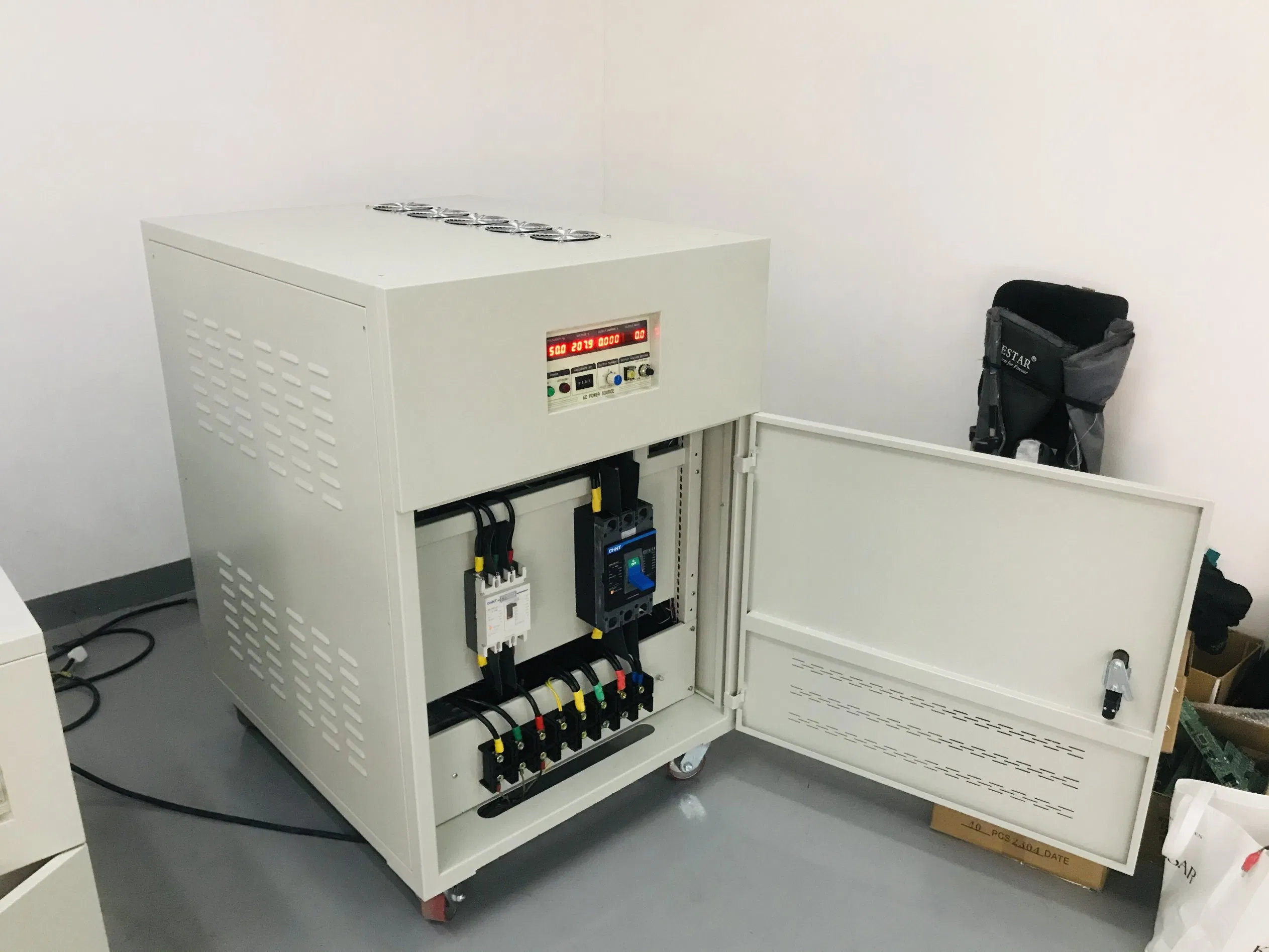 100kVA 60Hz to 50Hz Programmable AC Power Source Frequency Converter for Air Conditioner Equipment Testing