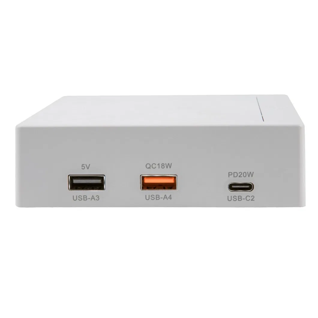 USB Charging Station White